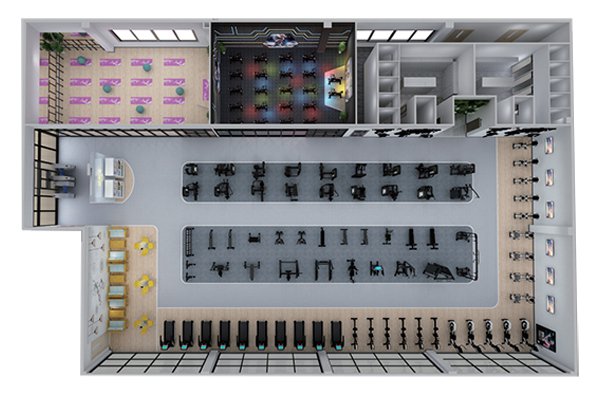 500平方健身房配置方案-广西米兰·(milan)中国健身器材有限公司